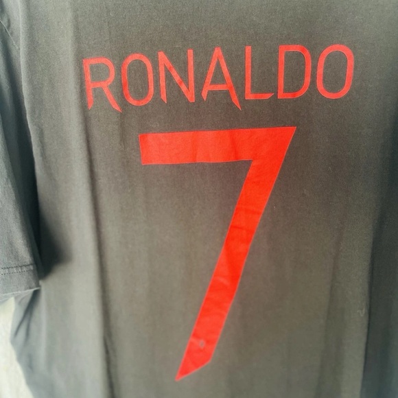 Manchester United Cristiano Ronaldo Adidas number 7 black Sz-2X - Picture 7 of 9